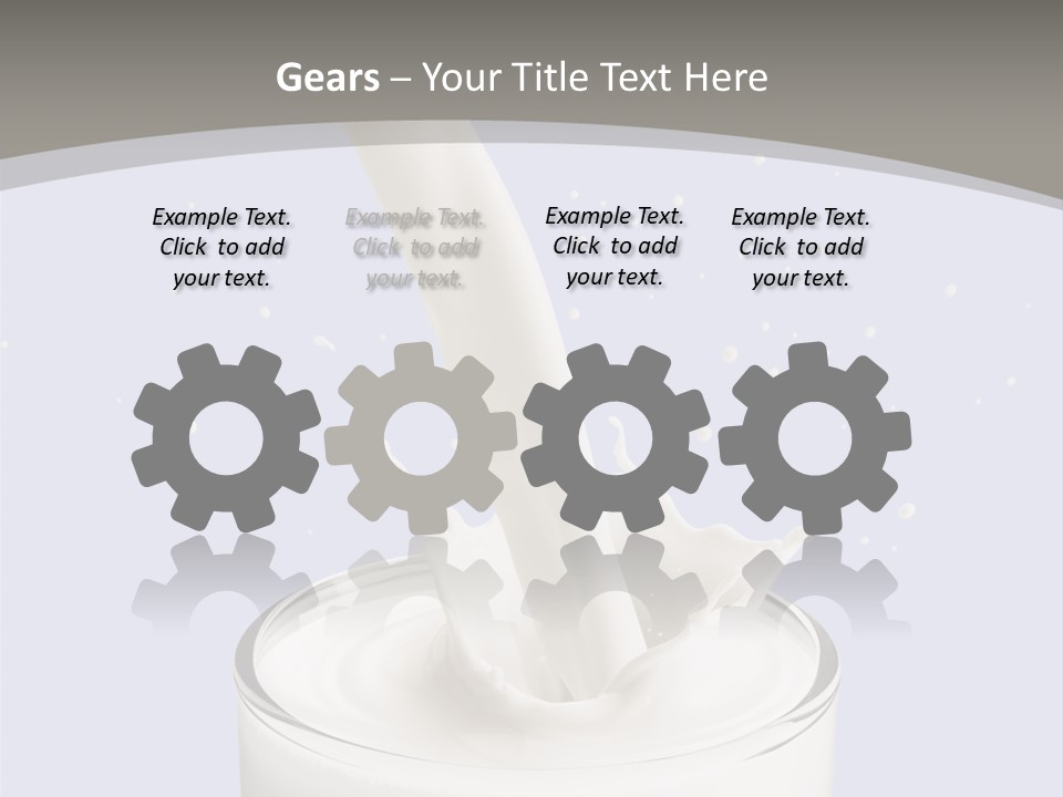 Splash Healthy Glass PowerPoint Template