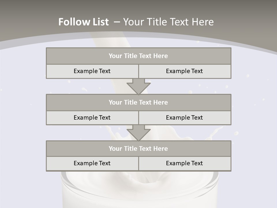 Splash Healthy Glass PowerPoint Template