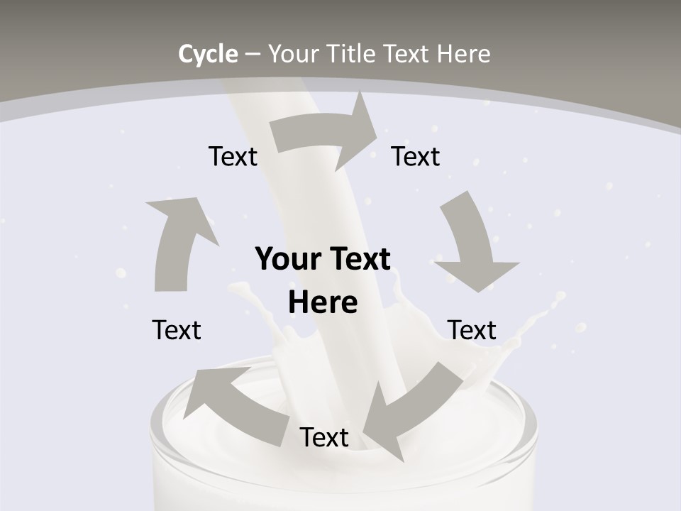 Splash Healthy Glass PowerPoint Template