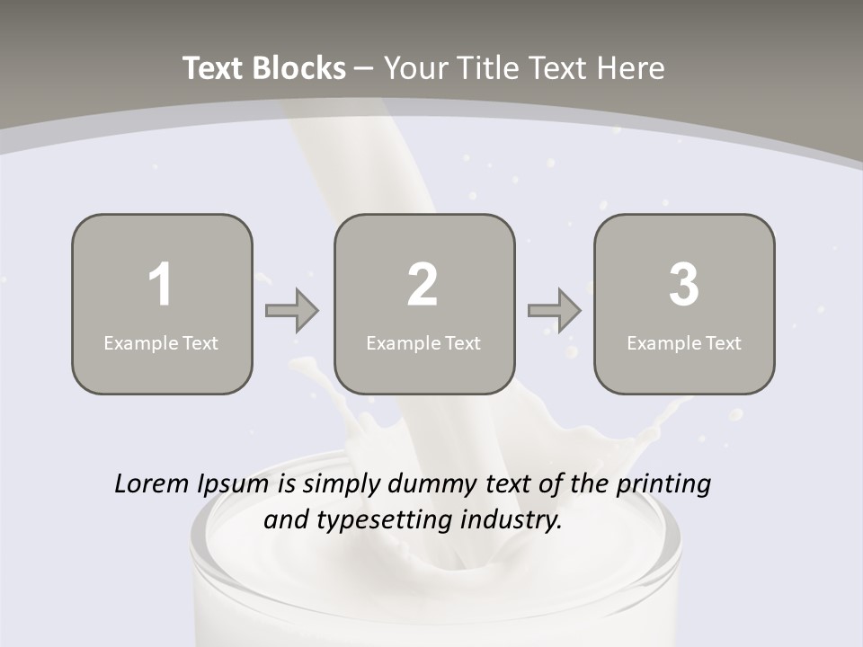 Splash Healthy Glass PowerPoint Template