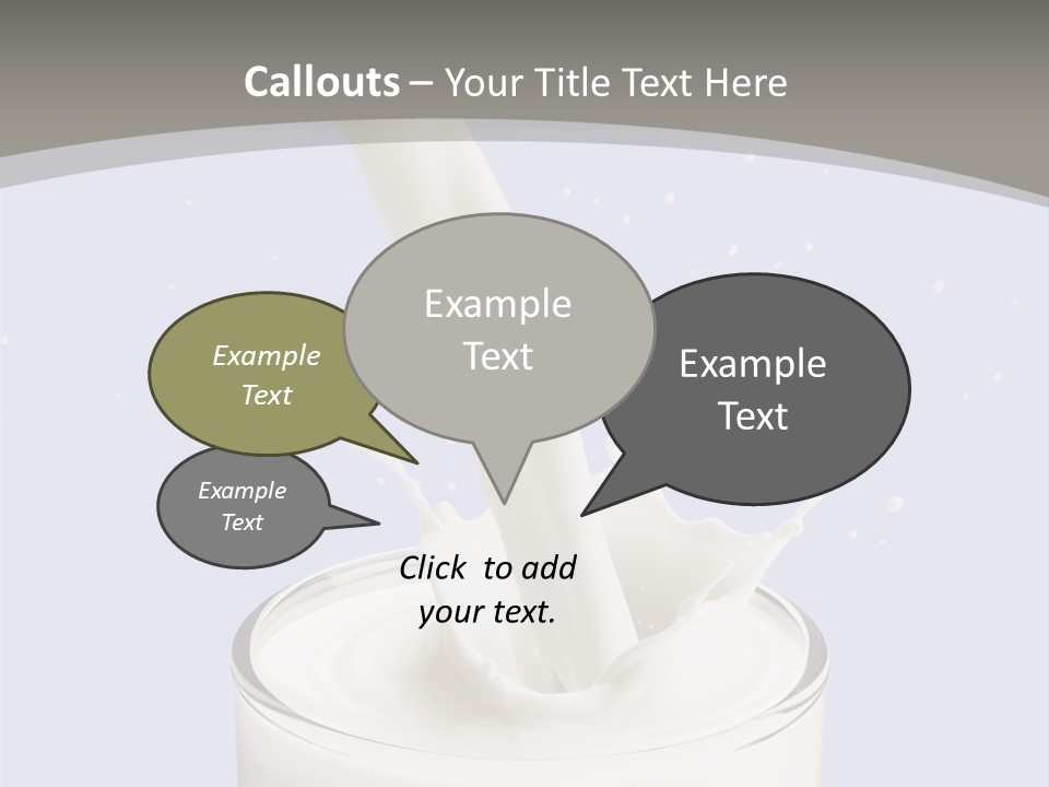 Splash Healthy Glass PowerPoint Template