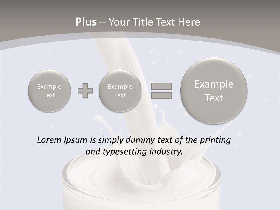 Splash Healthy Glass PowerPoint Template