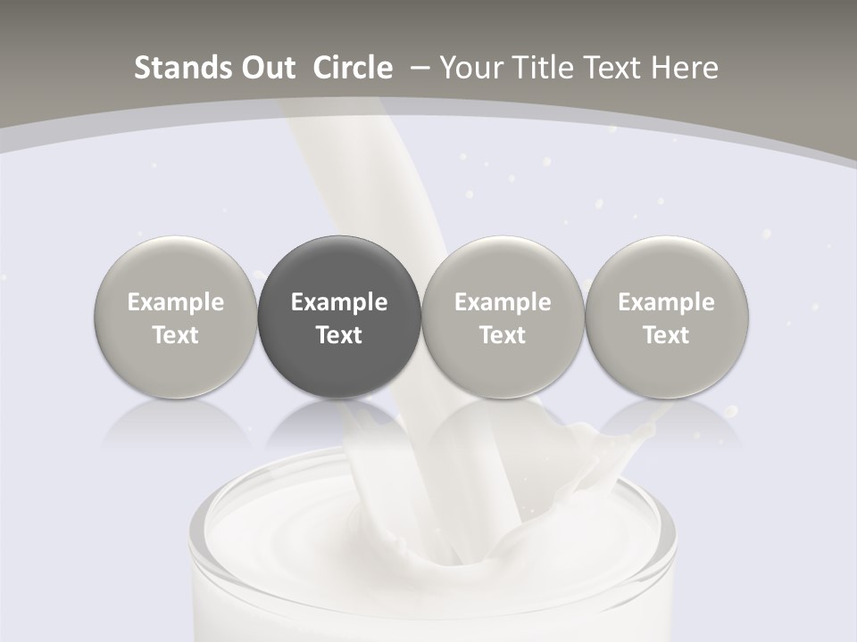 Splash Healthy Glass PowerPoint Template