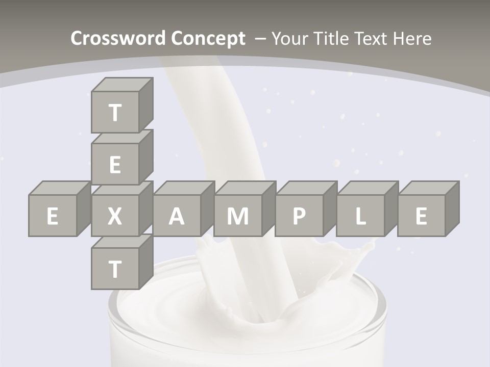 Splash Healthy Glass PowerPoint Template