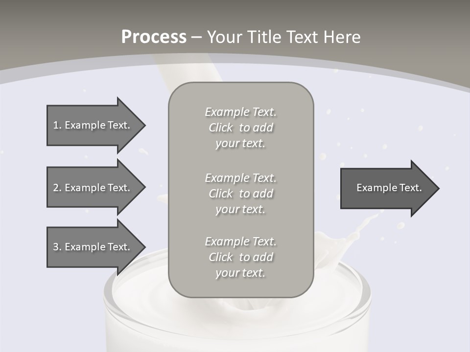 Splash Healthy Glass PowerPoint Template
