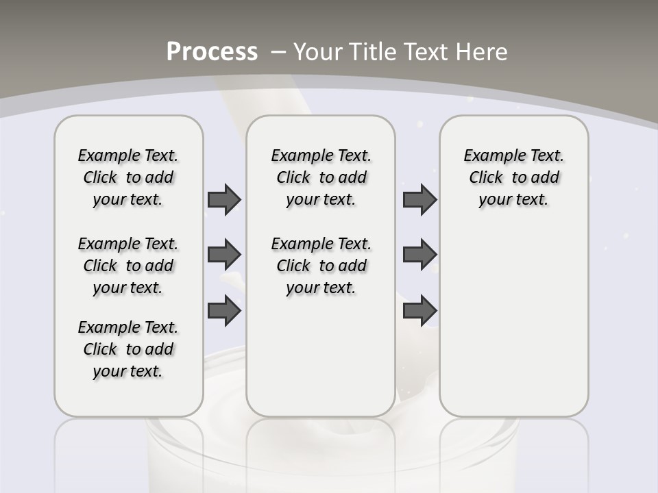 Splash Healthy Glass PowerPoint Template