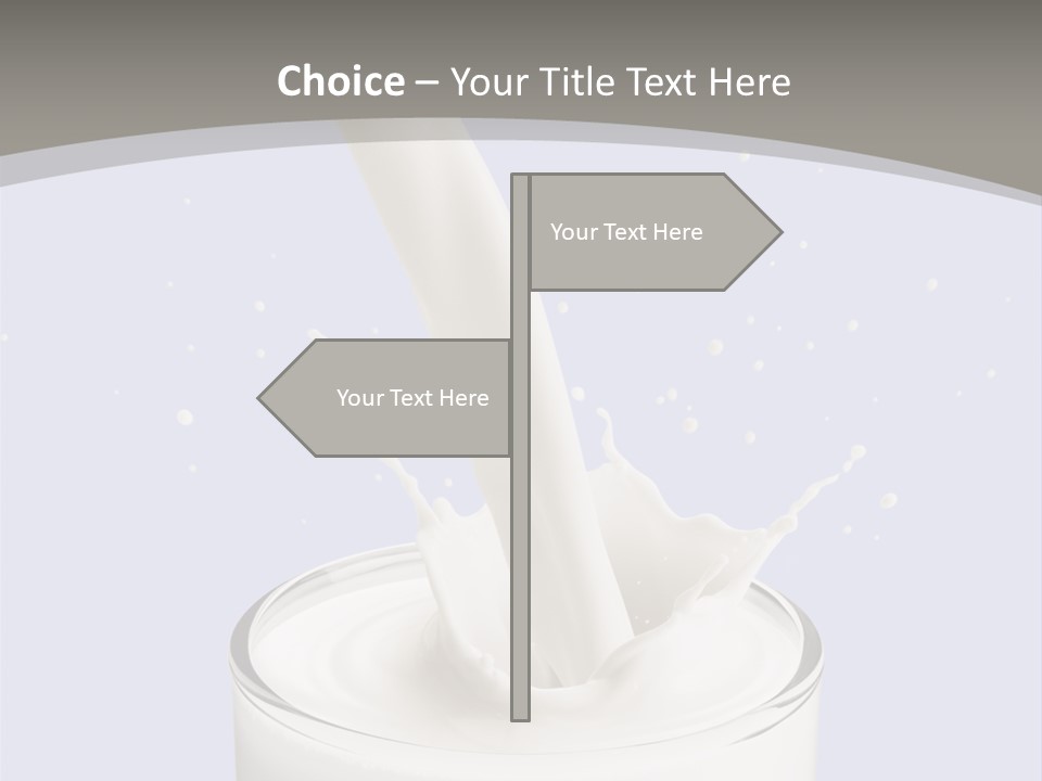 Splash Healthy Glass PowerPoint Template