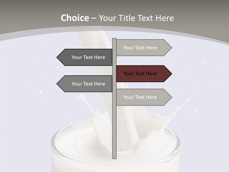 Splash Healthy Glass PowerPoint Template