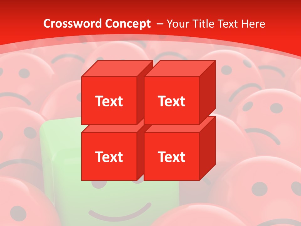 Smiley Positive Unique PowerPoint Template