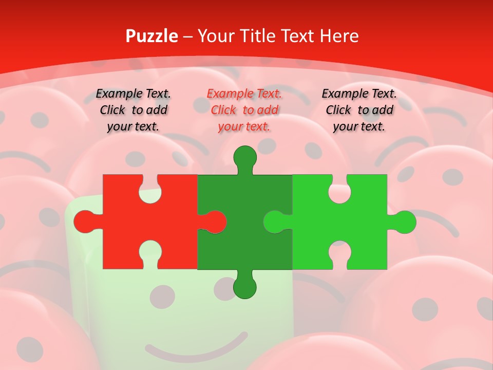 Smiley Positive Unique PowerPoint Template