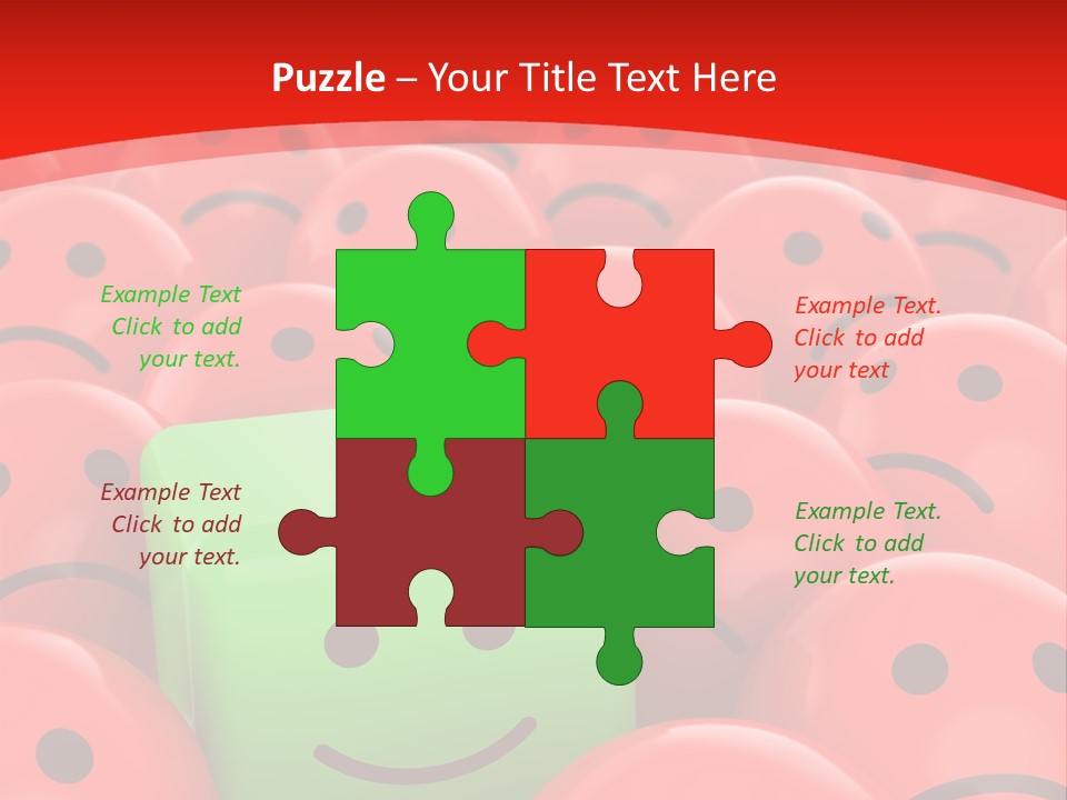 Smiley Positive Unique PowerPoint Template