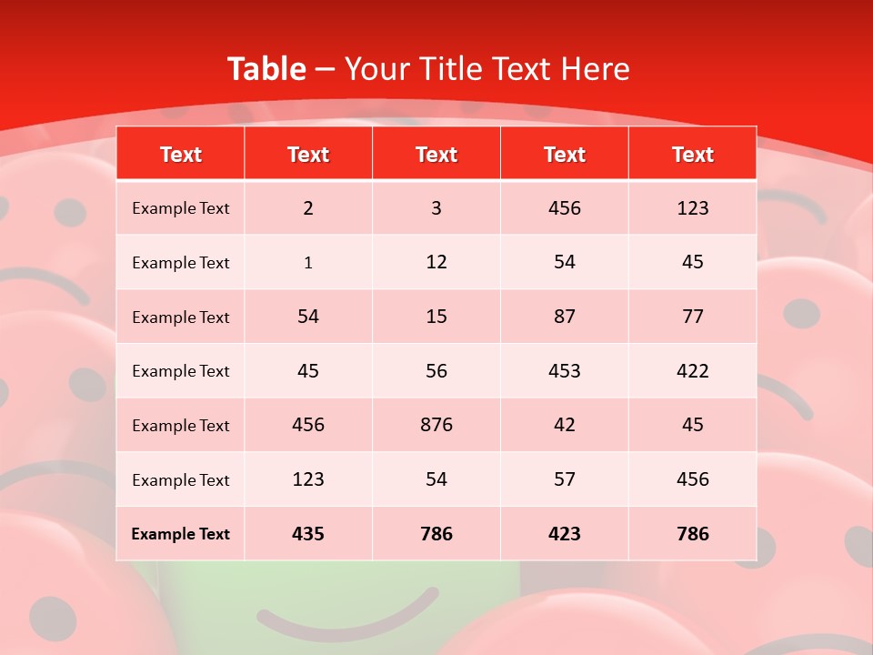 Smiley Positive Unique PowerPoint Template