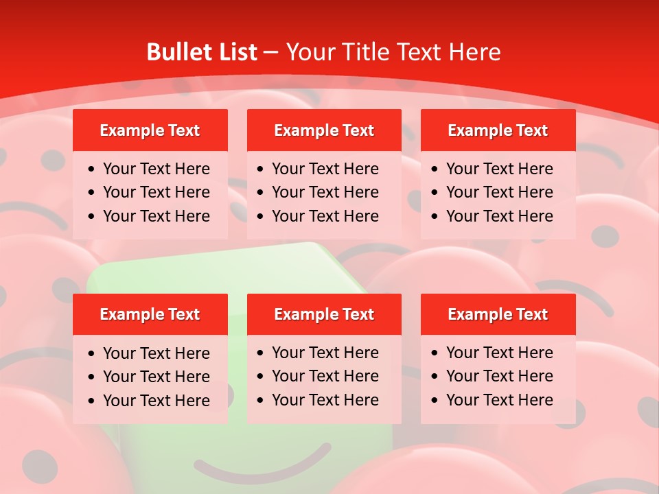 Smiley Positive Unique PowerPoint Template