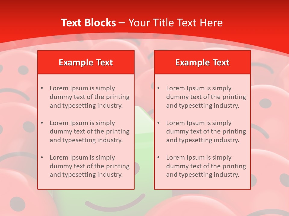 Smiley Positive Unique PowerPoint Template