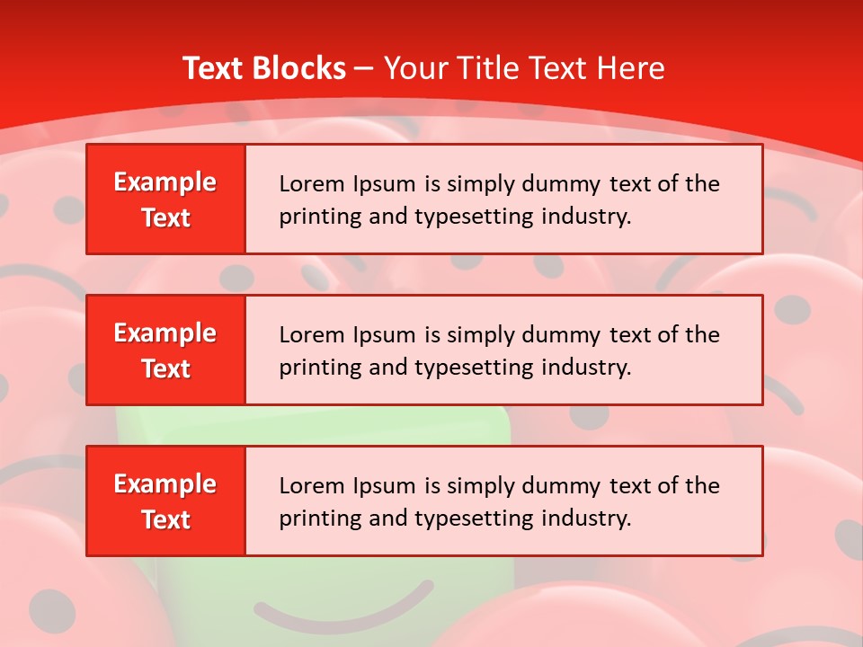 Smiley Positive Unique PowerPoint Template