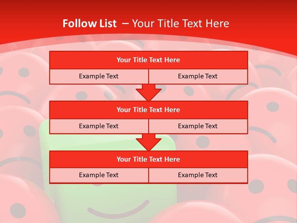 Smiley Positive Unique PowerPoint Template