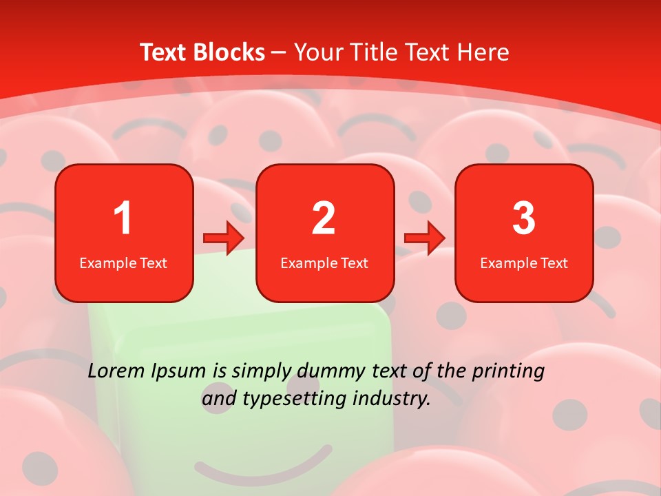 Smiley Positive Unique PowerPoint Template