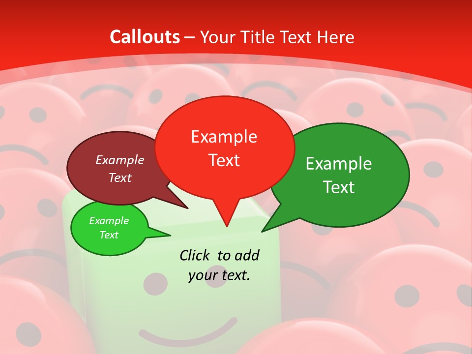 Smiley Positive Unique PowerPoint Template