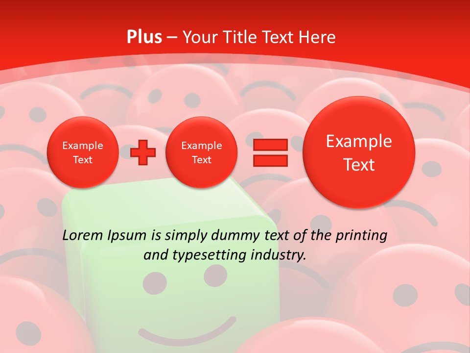 Smiley Positive Unique PowerPoint Template