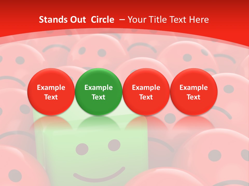 Smiley Positive Unique PowerPoint Template