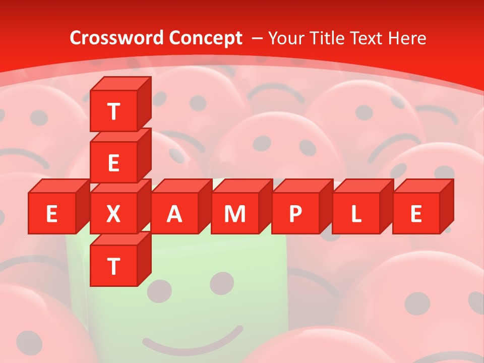 Smiley Positive Unique PowerPoint Template