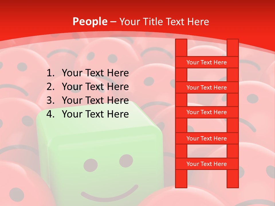 Smiley Positive Unique PowerPoint Template