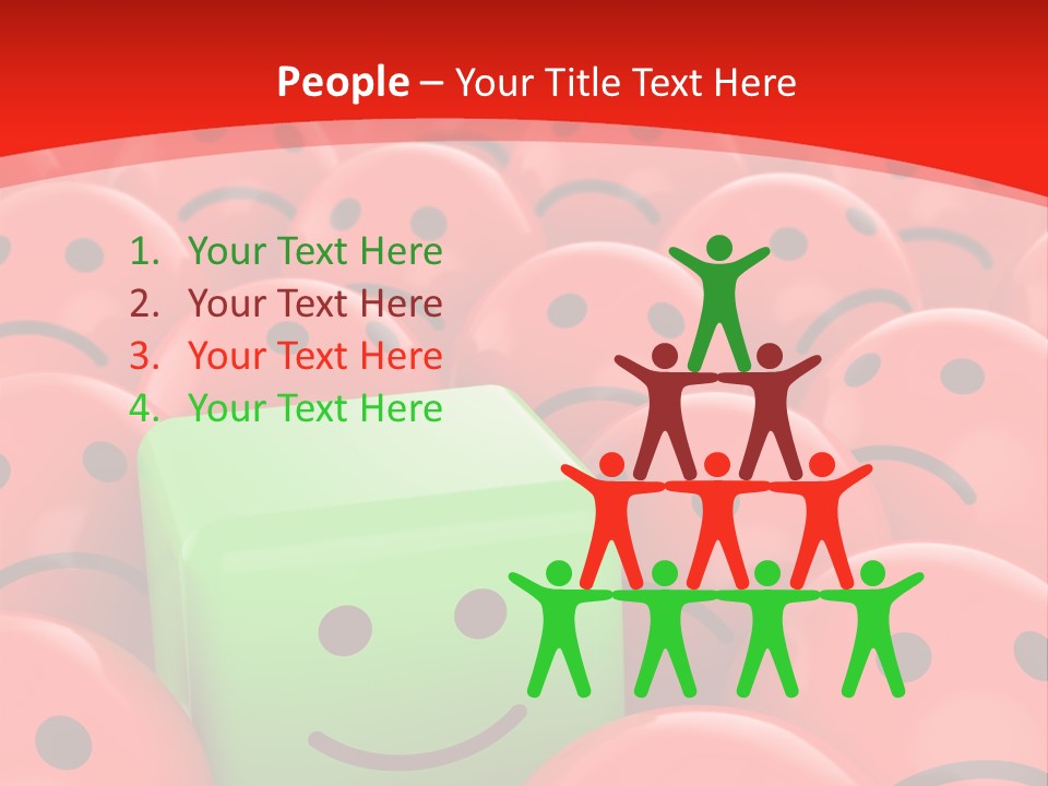 Smiley Positive Unique PowerPoint Template