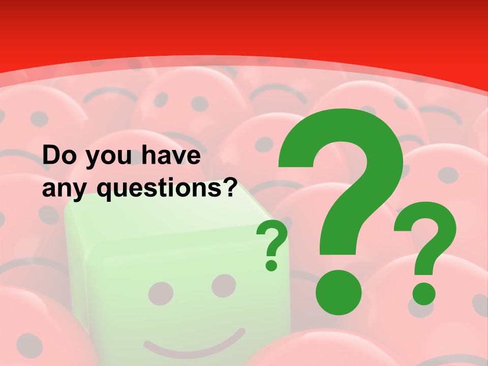 Smiley Positive Unique PowerPoint Template