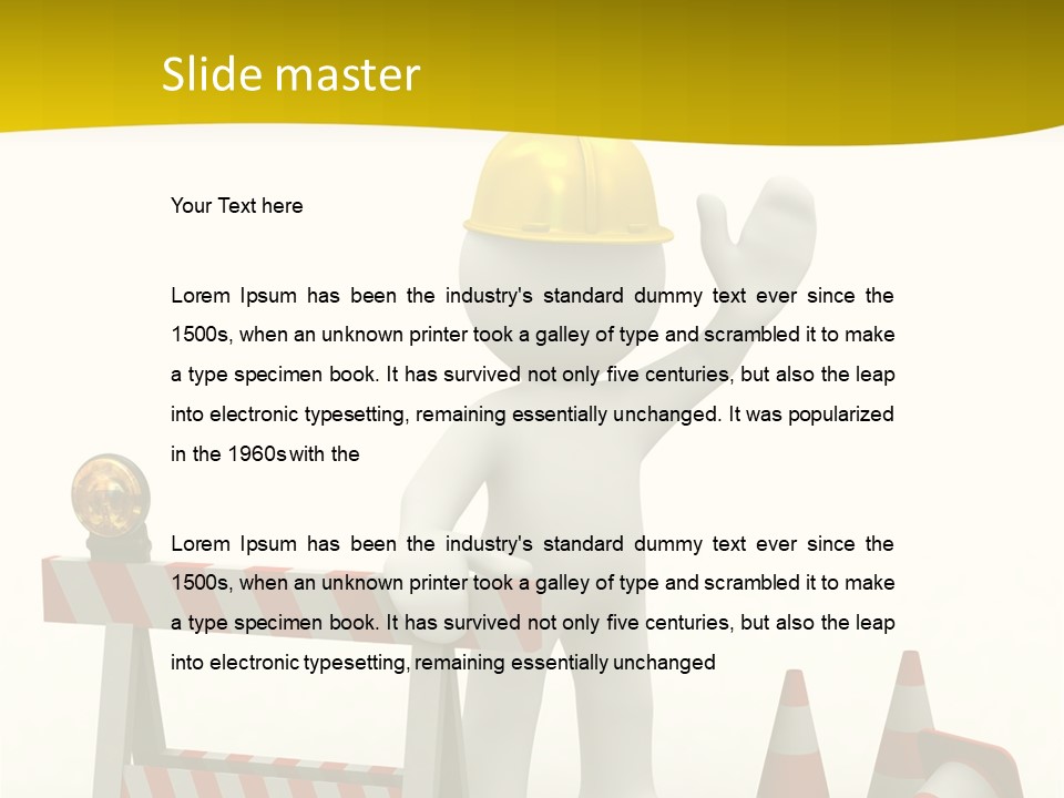 Occupation Light Forbidden PowerPoint Template