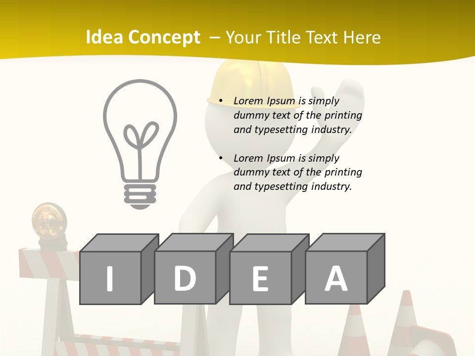 Occupation Light Forbidden PowerPoint Template