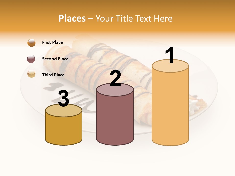 Dish Isolated Snack PowerPoint Template