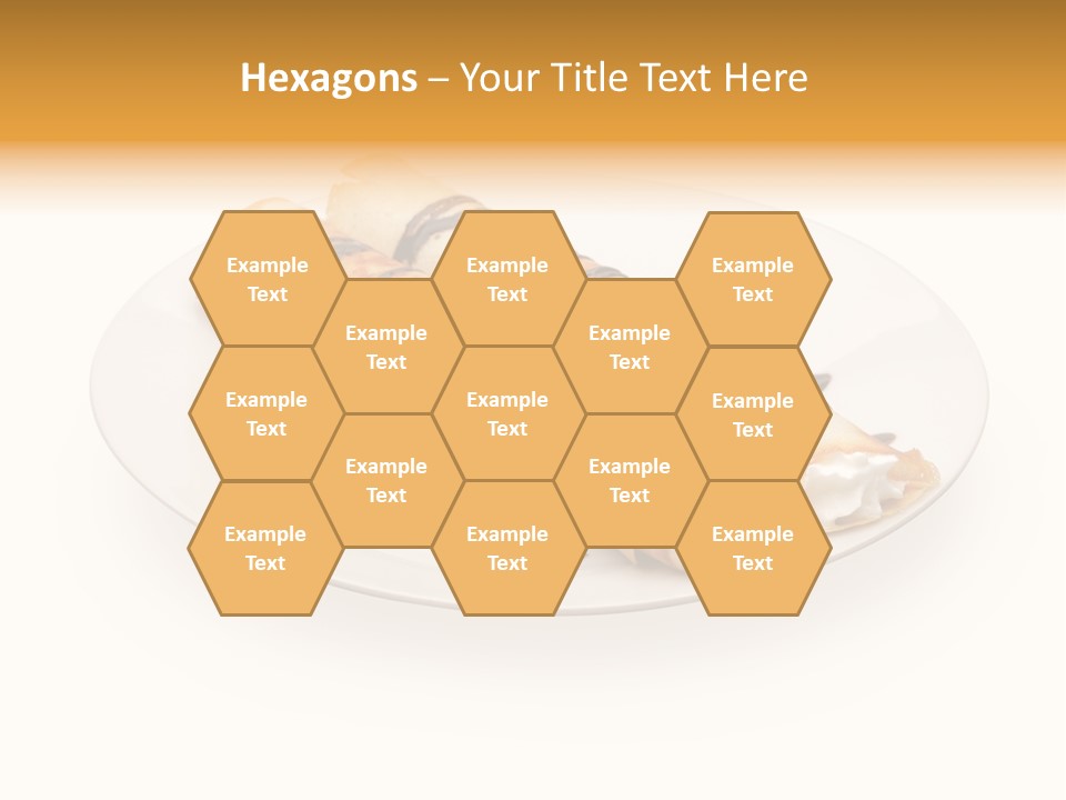 Dish Isolated Snack PowerPoint Template