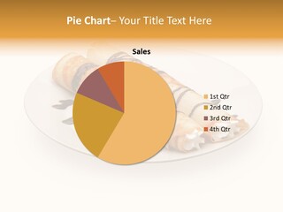 Dish Isolated Snack PowerPoint Template