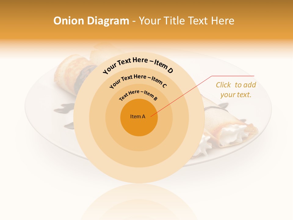 Dish Isolated Snack PowerPoint Template