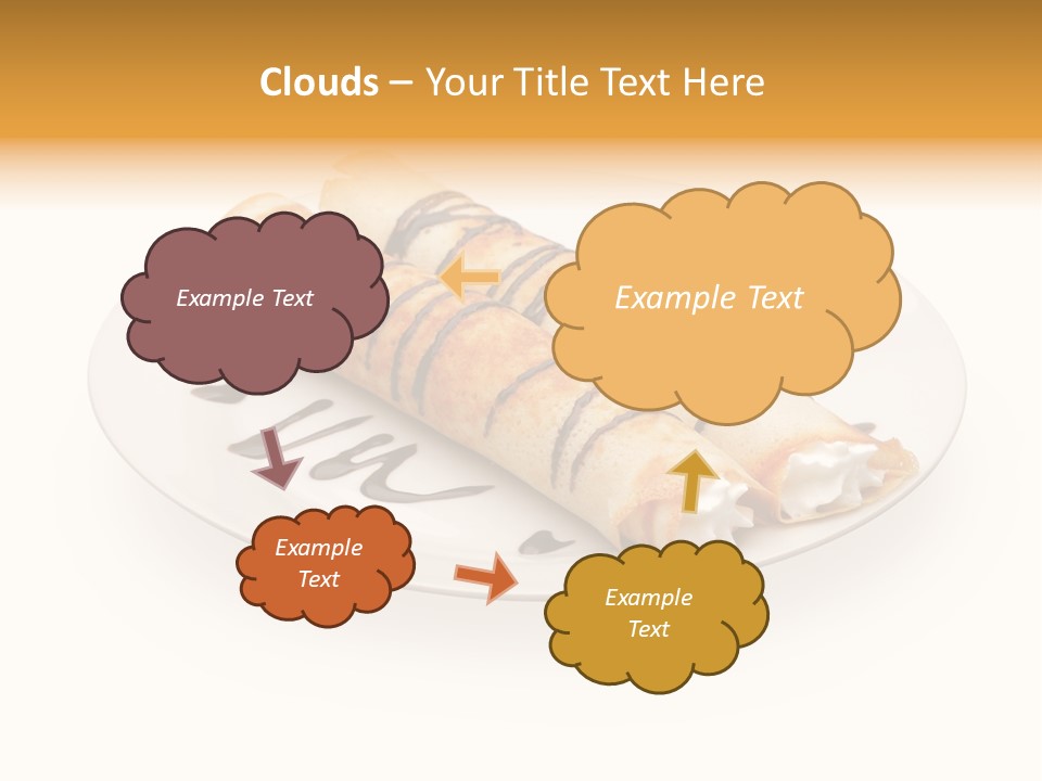 Dish Isolated Snack PowerPoint Template
