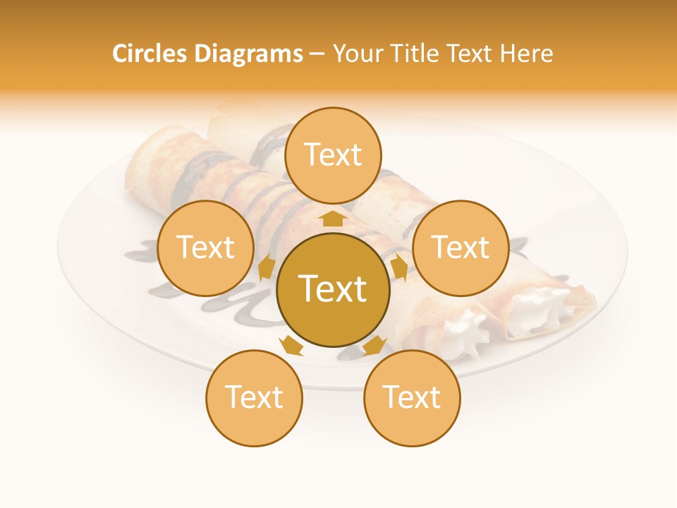 Dish Isolated Snack PowerPoint Template