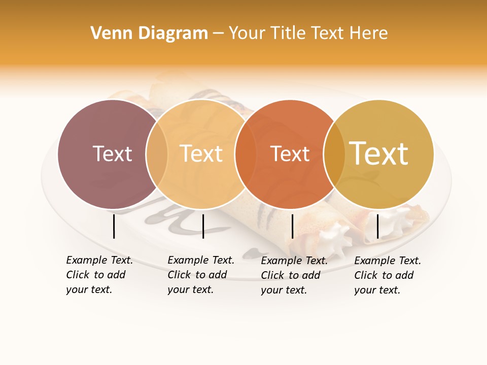 Dish Isolated Snack PowerPoint Template