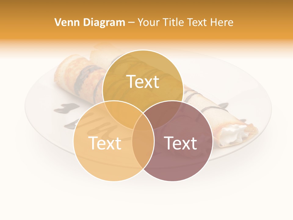 Dish Isolated Snack PowerPoint Template