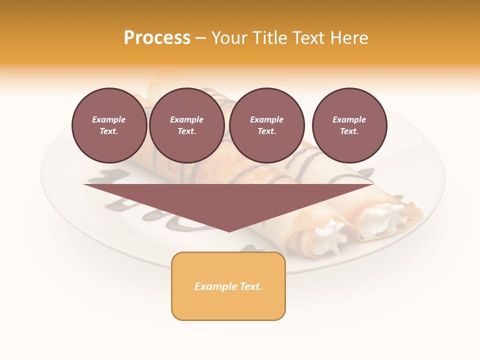 Dish Isolated Snack PowerPoint Template