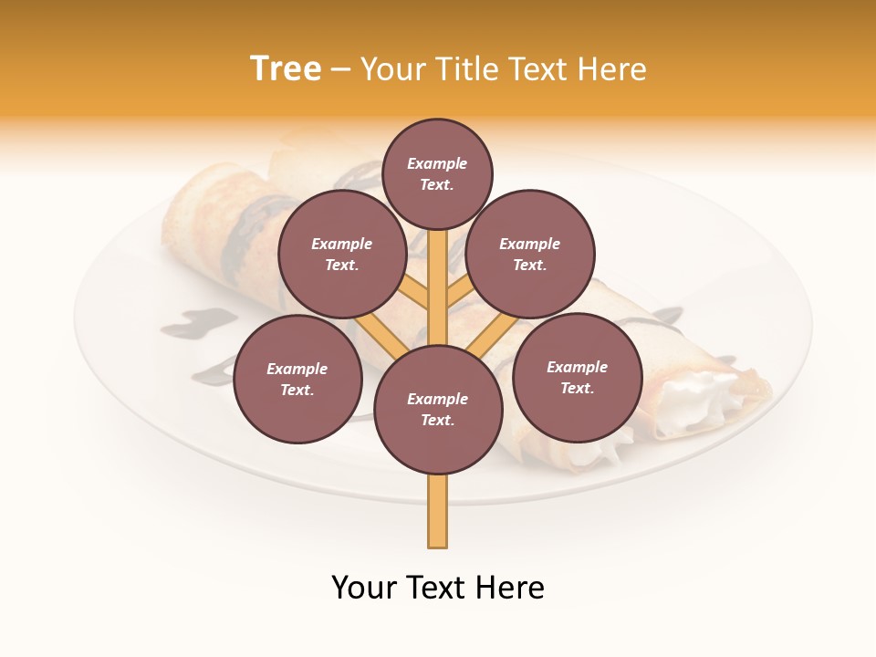 Dish Isolated Snack PowerPoint Template