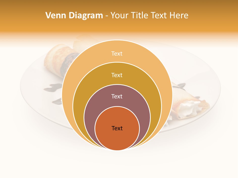 Dish Isolated Snack PowerPoint Template