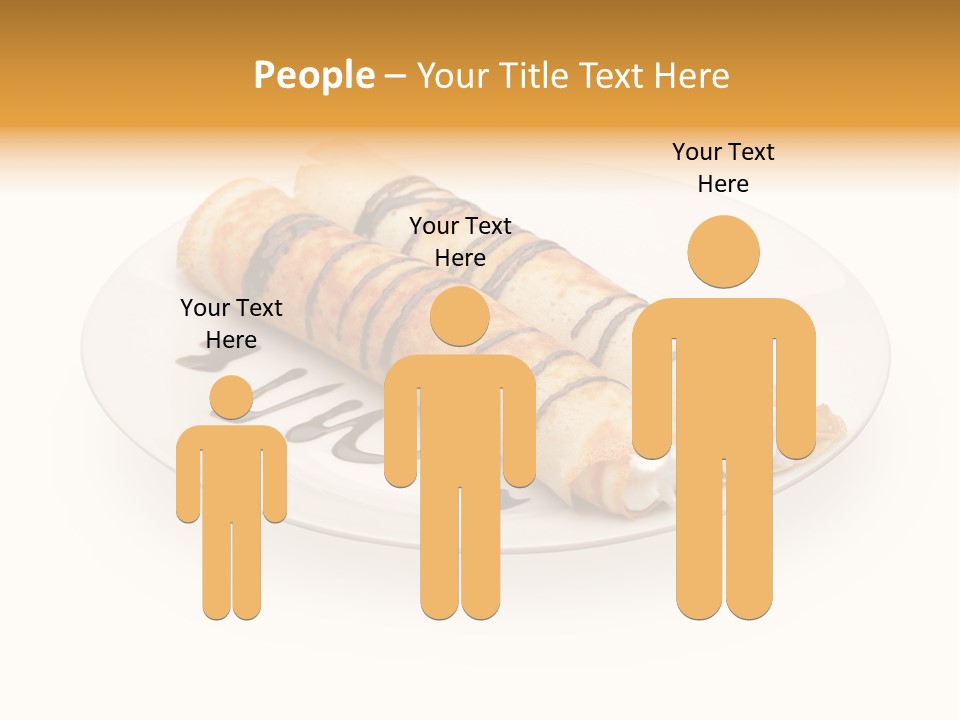 Dish Isolated Snack PowerPoint Template