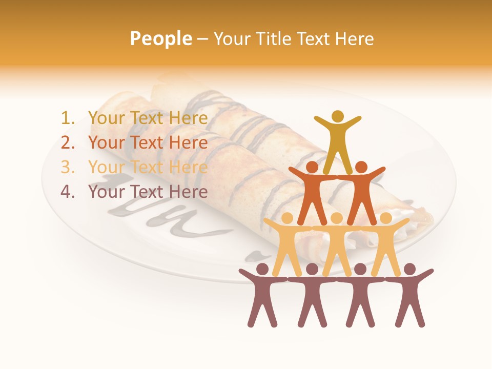 Dish Isolated Snack PowerPoint Template