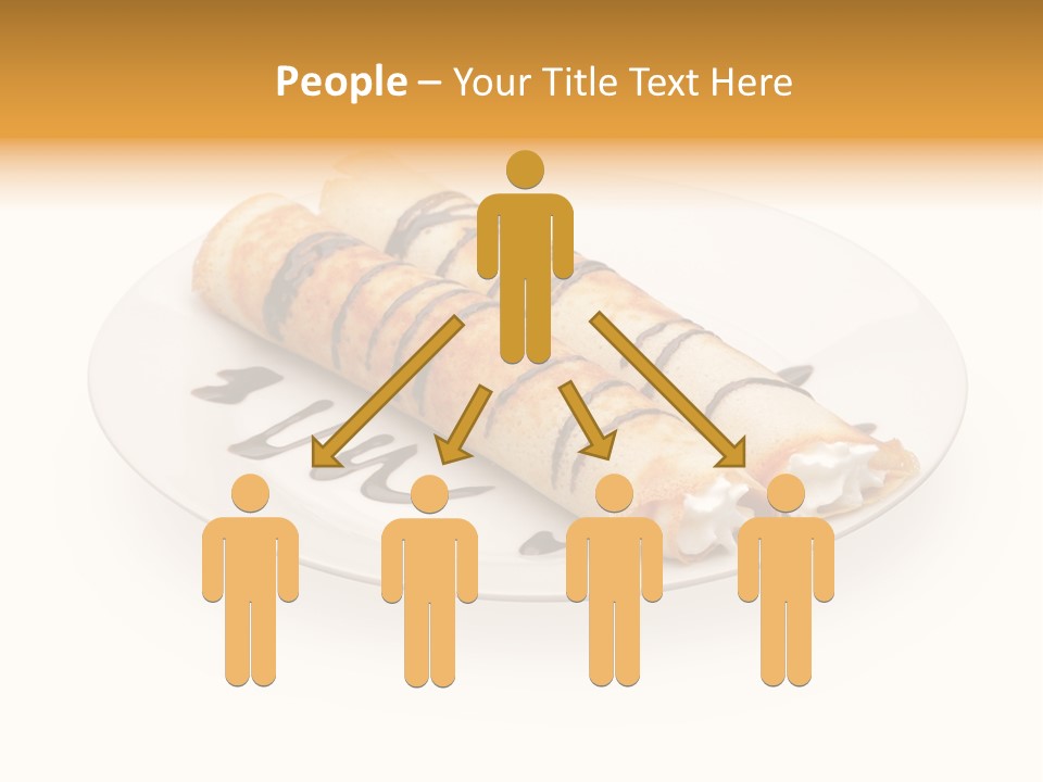 Dish Isolated Snack PowerPoint Template