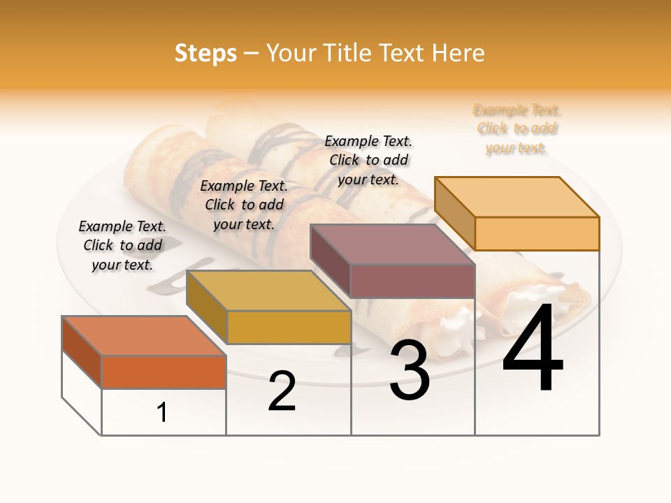 Dish Isolated Snack PowerPoint Template