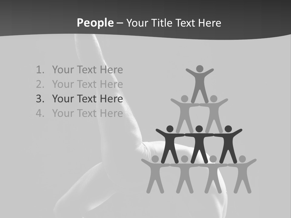A Man Doing A Handstand Powerpoint Presentation PowerPoint Template