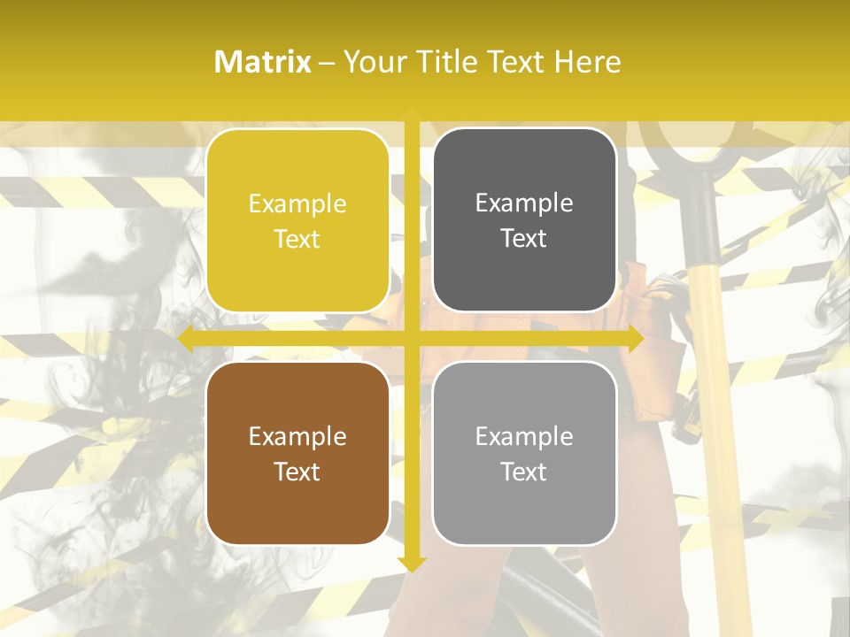 Hard Concept Blonde PowerPoint Template