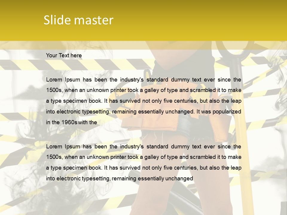 Hard Concept Blonde PowerPoint Template