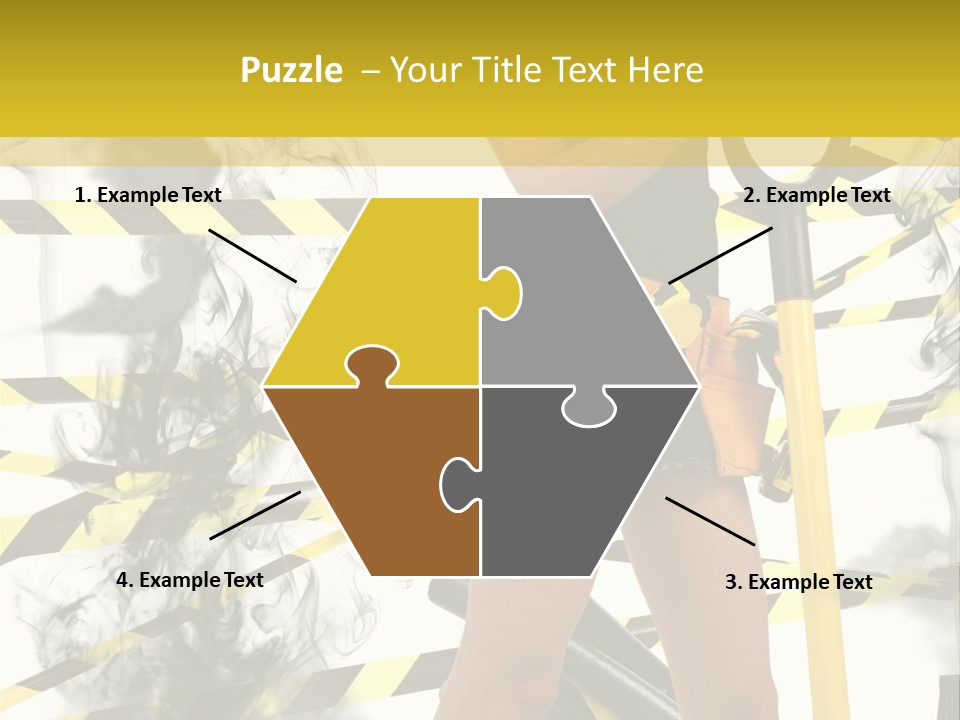 Hard Concept Blonde PowerPoint Template