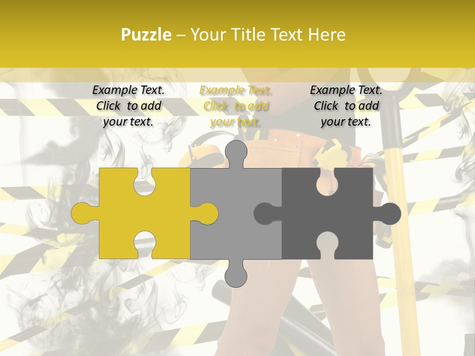 Hard Concept Blonde PowerPoint Template